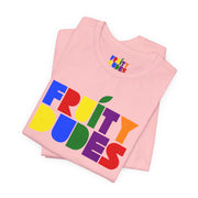 Fruity Dudes | Bold Rainbow Pride Logo T-shirt