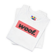 Woof. | Red Gingham Pride T-shirt