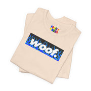 Woof. | Blue Flame Pride T-shirt