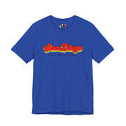 San Diego Gay Pride | Retro Rainbow California T-shirt