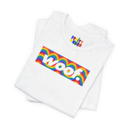 Woof. | Rainbow Waves Pride T-shirt