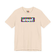 Woof. | Neon Happy Pride T-shirt
