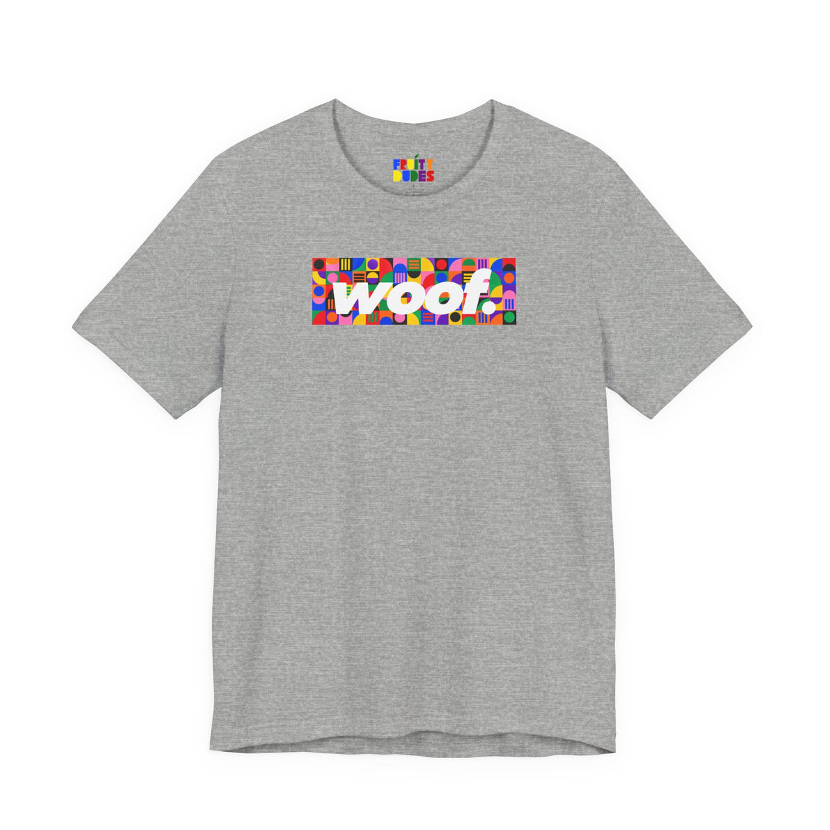 Woof. | Rainbow Blocks Pride T-shirt