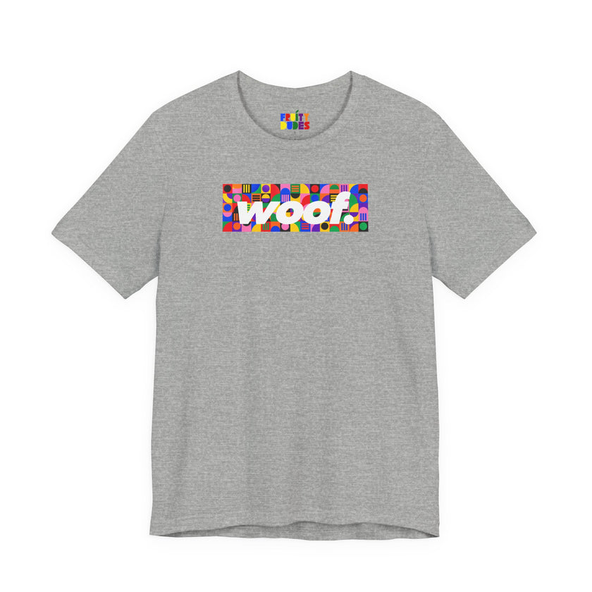 Woof. | Rainbow Blocks Pride T-shirt