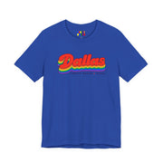 Dallas Gay Pride | Retro Rainbow Texas T-shirt