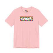 Woof. | Rainbow Waves Pride T-shirt
