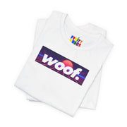 Woof. | Neon Grid Pride T-shirt