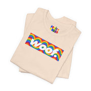 Woof. | Rainbow Waves Pride T-shirt