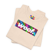 Woof. | UV Paint Party Pride T-shirt