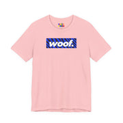Woof. | Electric Zebra Pride T-shirt
