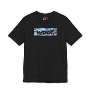 Woof. | Airbrush Chrome Pride T-shirt