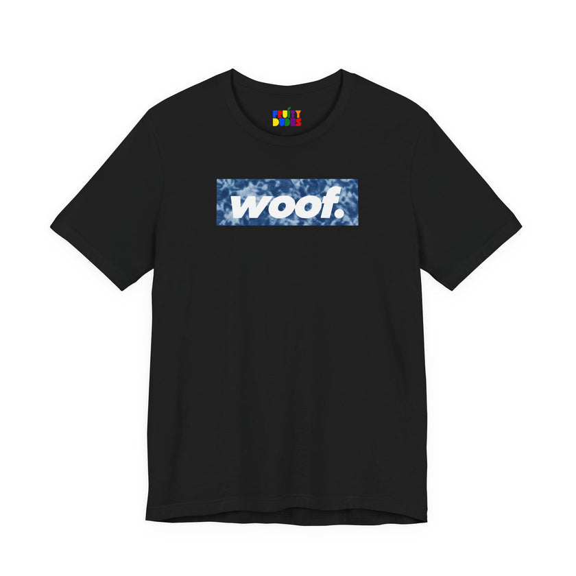 Woof. | Acid Wash Denim Pride T-shirt