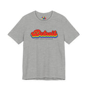 Detroit Gay Pride | Retro Rainbow Michigan T-shirt