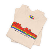 Wilton Manors Gay Pride | Retro Rainbow Florida T-shirt