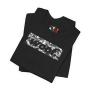 Woof. | Liquid Chrome Pride T-shirt