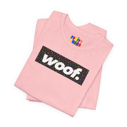 Woof. | Confetti Brights Pride T-shirt