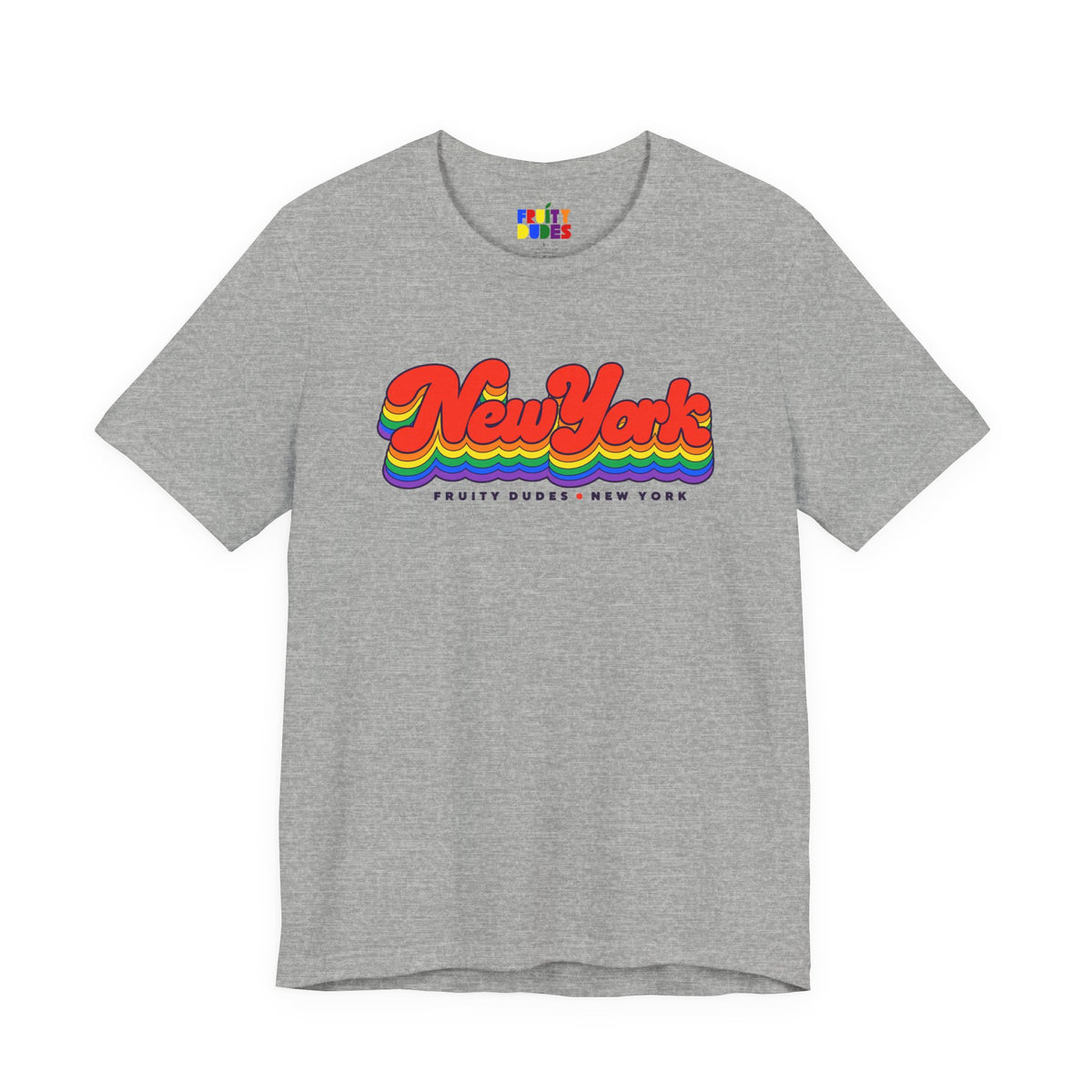 New York Gay Pride | Retro Rainbow New York T-shirt