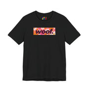 Woof. | Retro Daisies Pride T-shirt
