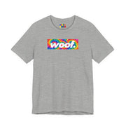 Woof. | Rainbow Tie Dye Pride T-shirt