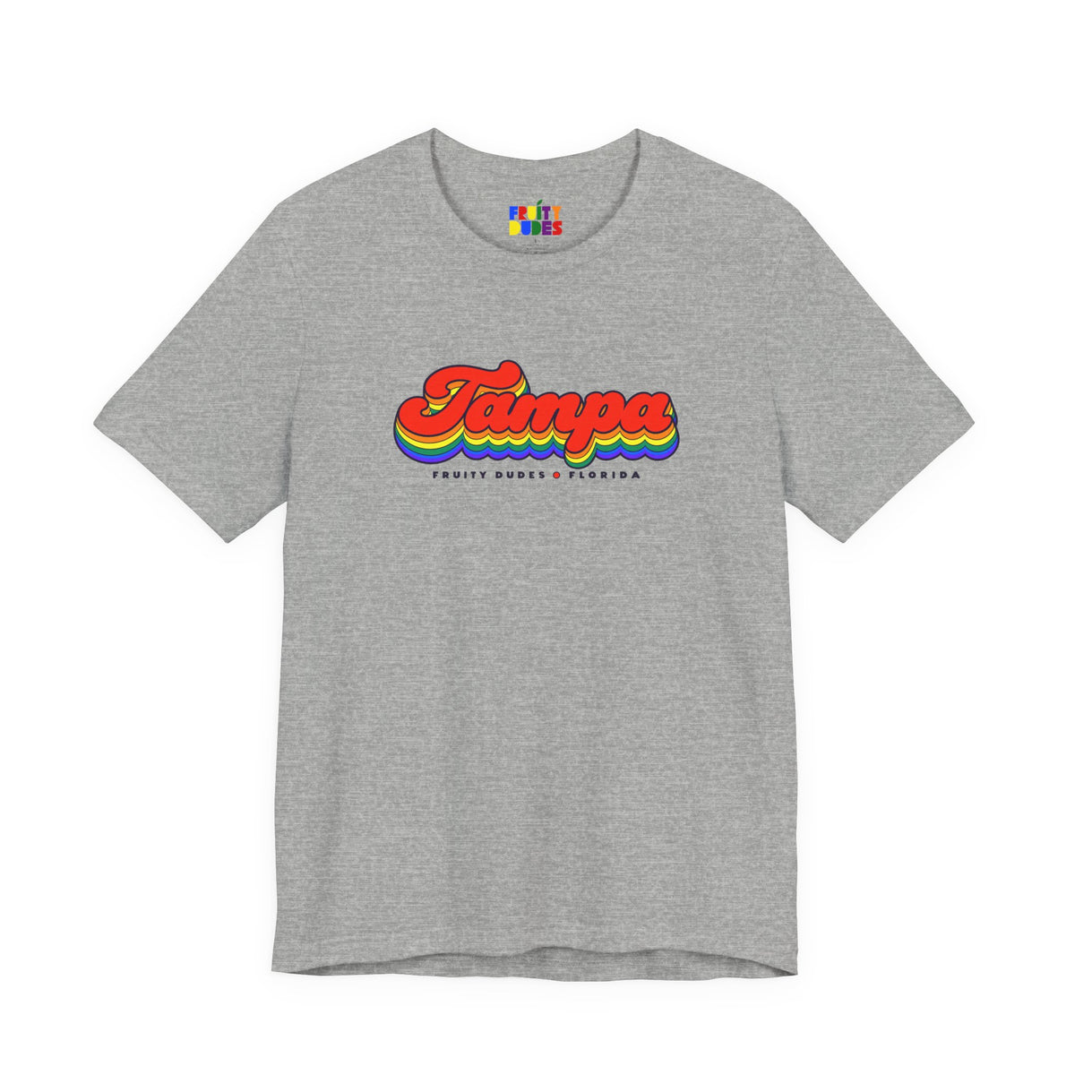 Tampa Gay Pride | Retro Rainbow Florida T-shirt
