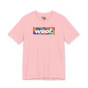 Woof. | Rainbow Tie Dye Pride T-shirt
