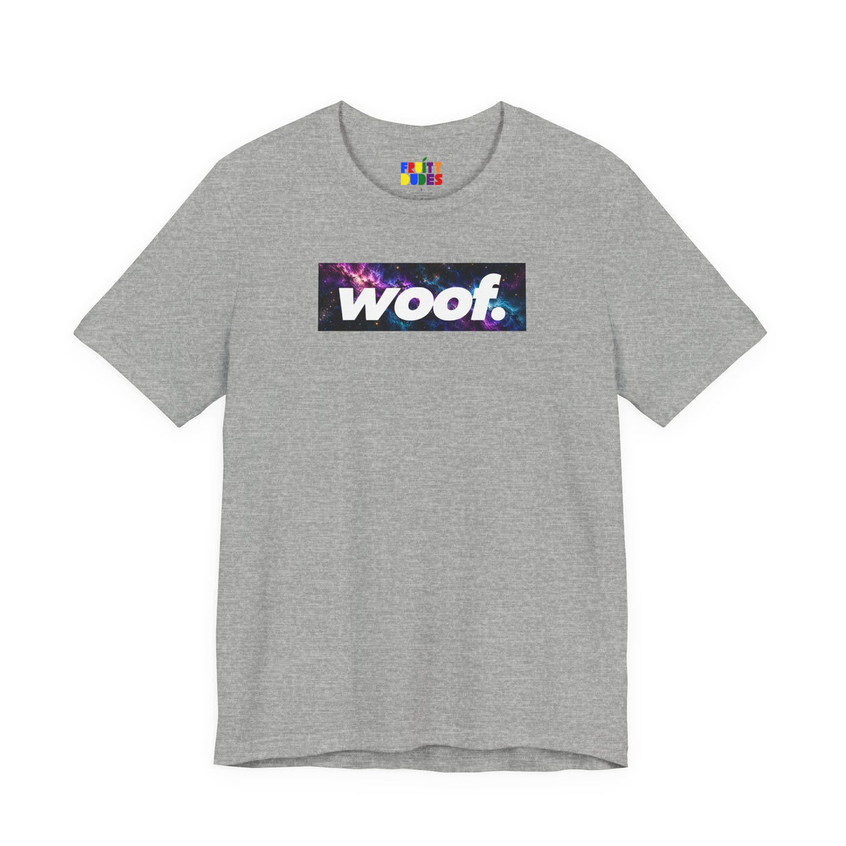 Woof. | Cosmic Nebula Pride T-shirt
